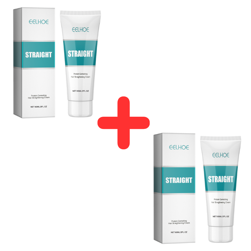 Rose® ShineStraight 1+1 GRATIS: Frizz-Fri Glans Og Rett Hårkrem