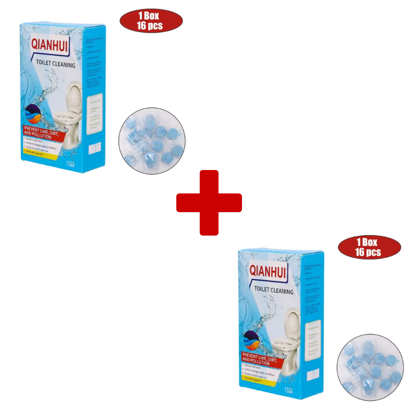 Cleaner Pro° TabletCleaner 1+1 GRATIS: Ultimate Toalett Rengjøring Tablet Løsning