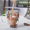 CrystalMug - Dobbelt Lagdelt Kreativ Glass Krus