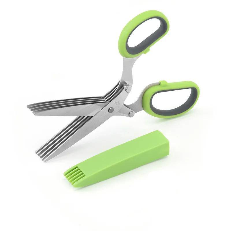 Globetrek° KitchenScissors 1+1 GRATIS: Multipurpose 5 Blad Kjøkken Kutter