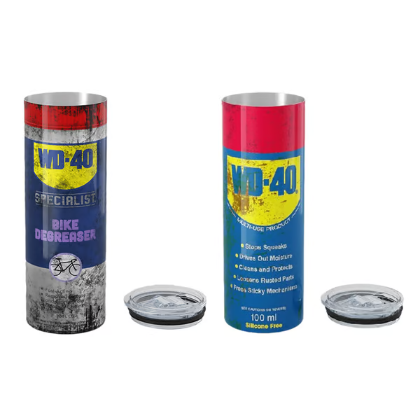 DirtyTumbler - Rustfritt Stål WD-40 Inspirert Skittent Tumbler