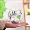 CrystalMug - Dobbelt Lagdelt Kreativ Glass Krus