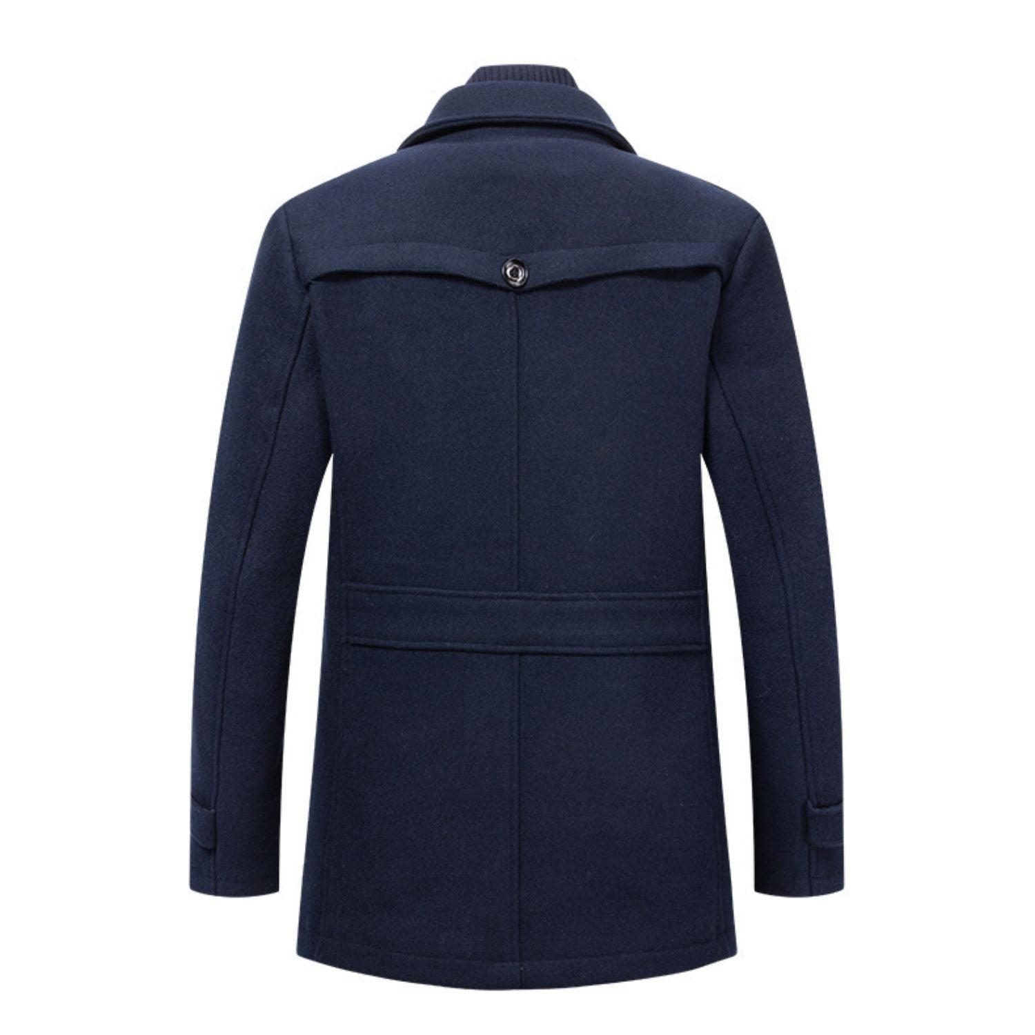 Icone™ WinterCoat: Luksus Dobbel Krage Stilig Vinter Trench Frakk