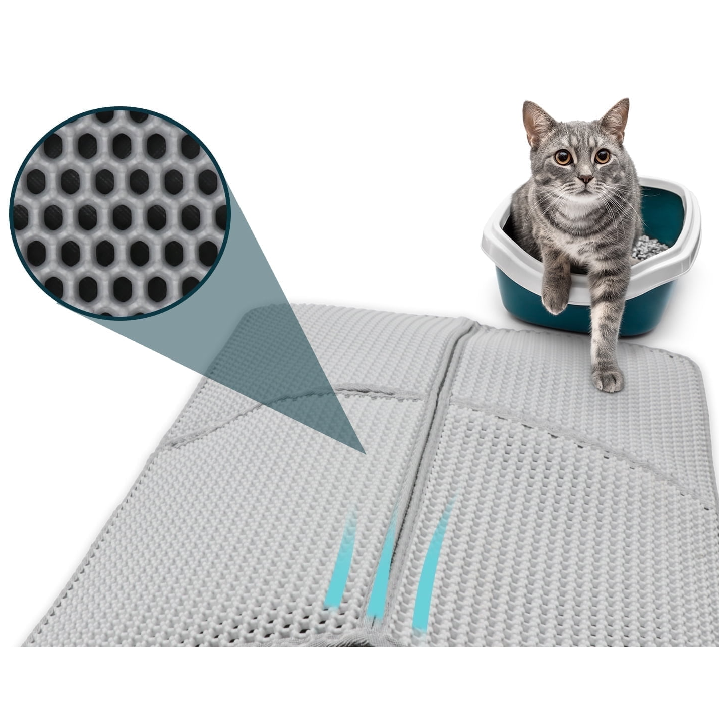 Catfri® LitterMat: Hygienisk Katt Strø Matte