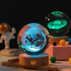 Ledsen™ CrystalBall - 3D-Solsystemkrystallkule Med LED-Lys