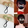 Rose® HairTie 1+1 GRATIS: Stilig Hårbånd Elegant Vintage Krystallhestehale Vri Holder