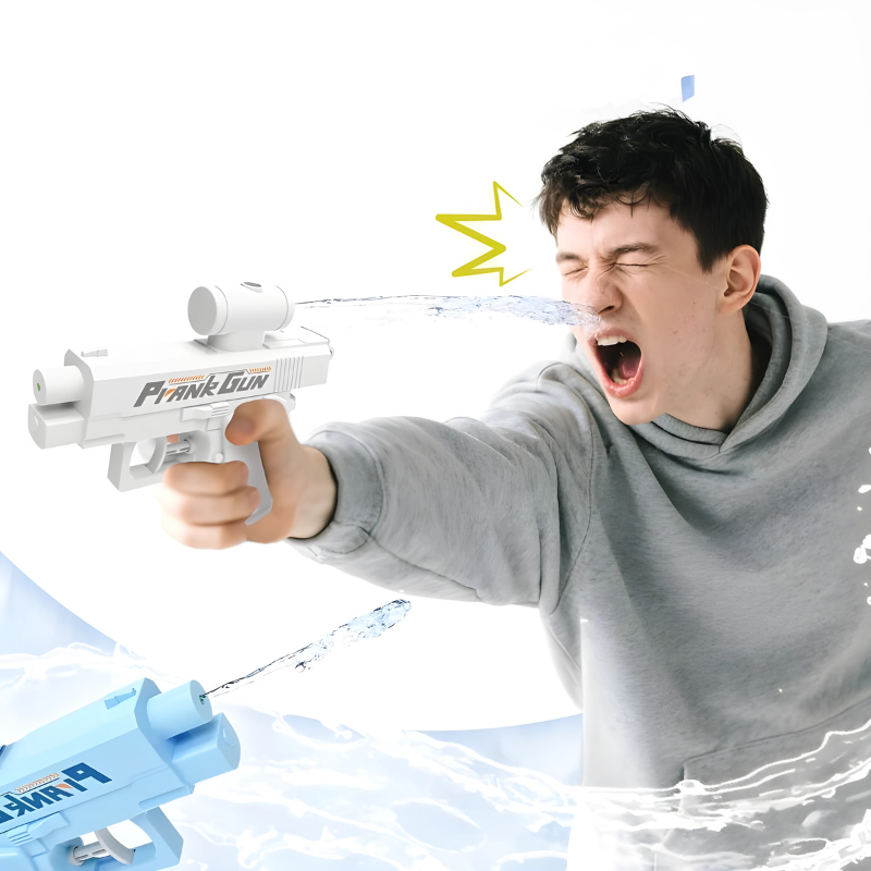Kletshuts™ DualGun 1+1 GRATIS: Dobbel Dyse Prank Vannpistol