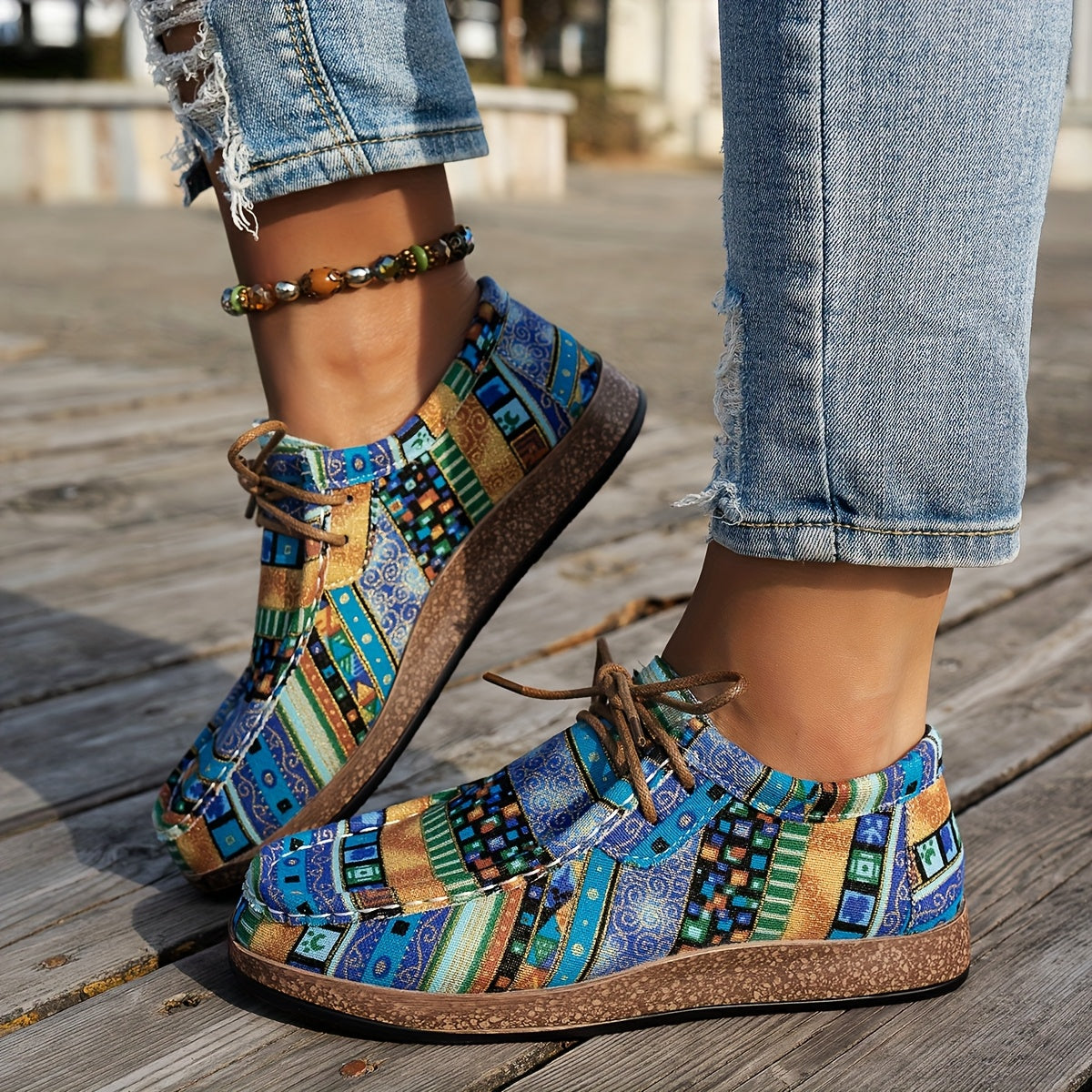 Happy™ ColorfulShoes: Stilig Moderne Design Damesko