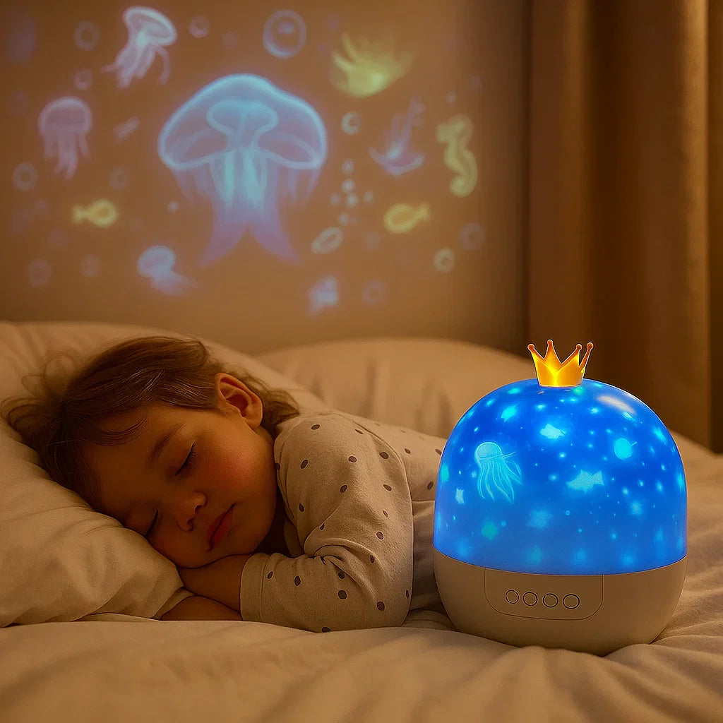 Ledsen™ MagicLight: Magisk Barnas Nattlys Projektor
