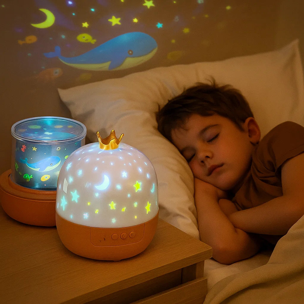 Ledsen™ MagicLight: Magisk Barnas Nattlys Projektor