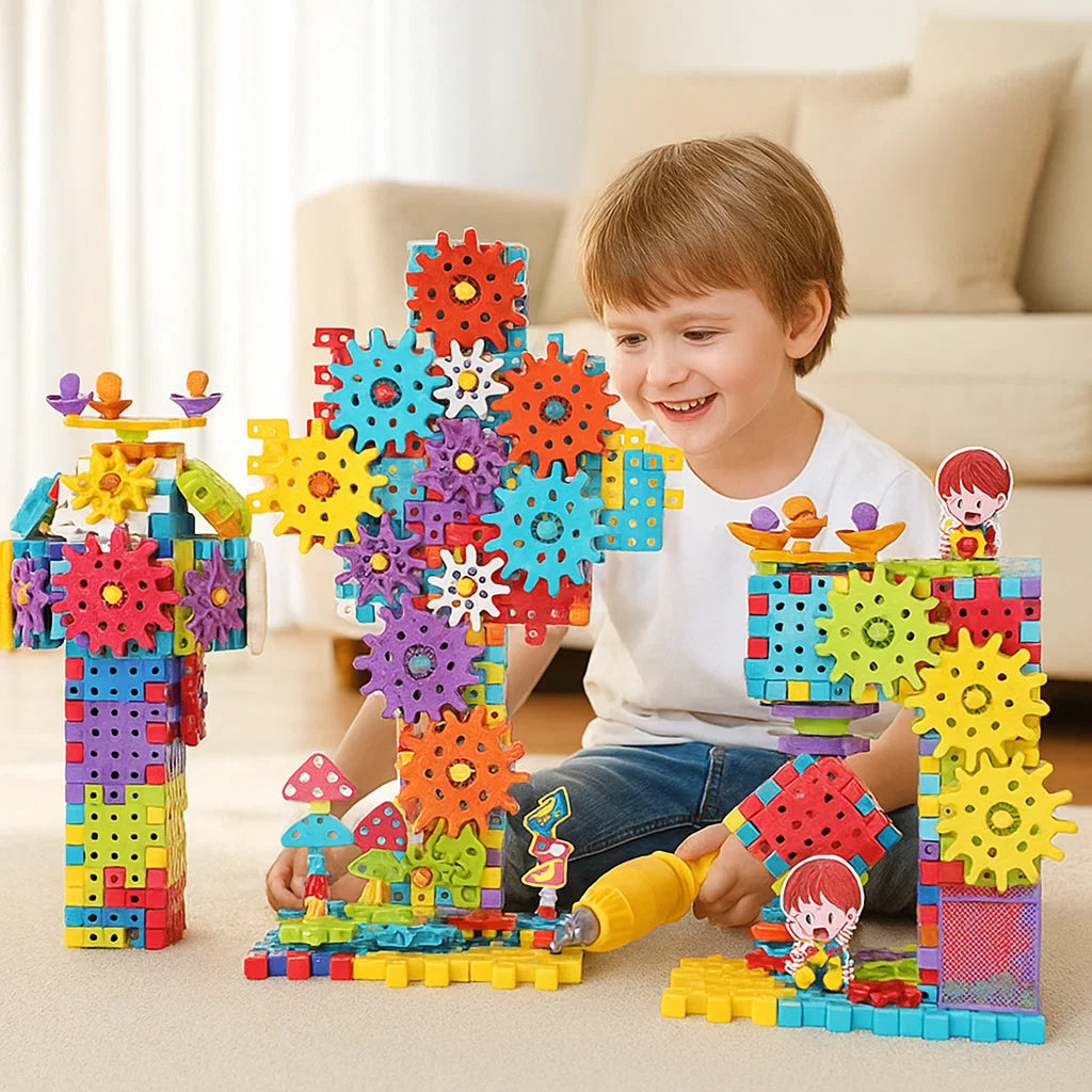 Kletshuts™ GearPuzzle: Fantastisk Interaktivt 3D Gir Puzzle Spill Sett