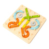 Kletshuts™ PuzzleBoard - Montessori Av tre Puslespill Borde Sett