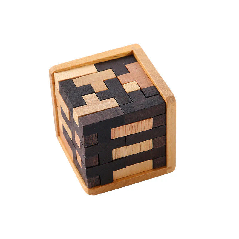 Kletshuts™ PuzzleCube: 3D Tre Rubics Puslespill Terning