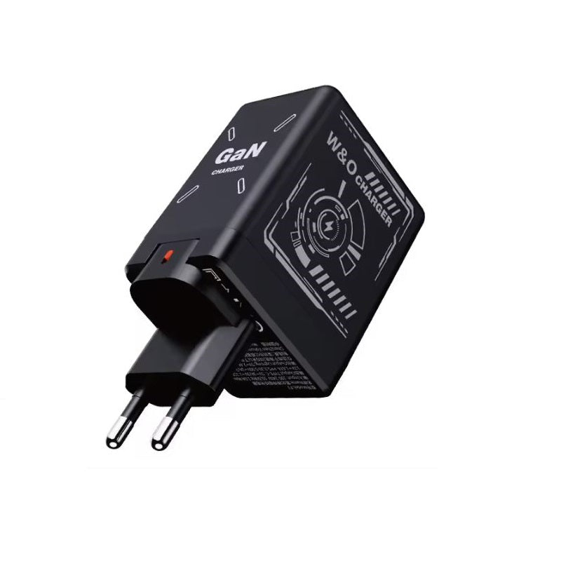 DualCharger: Hurtiglading Dobbel Uttrekkbar Kabel Reiselader