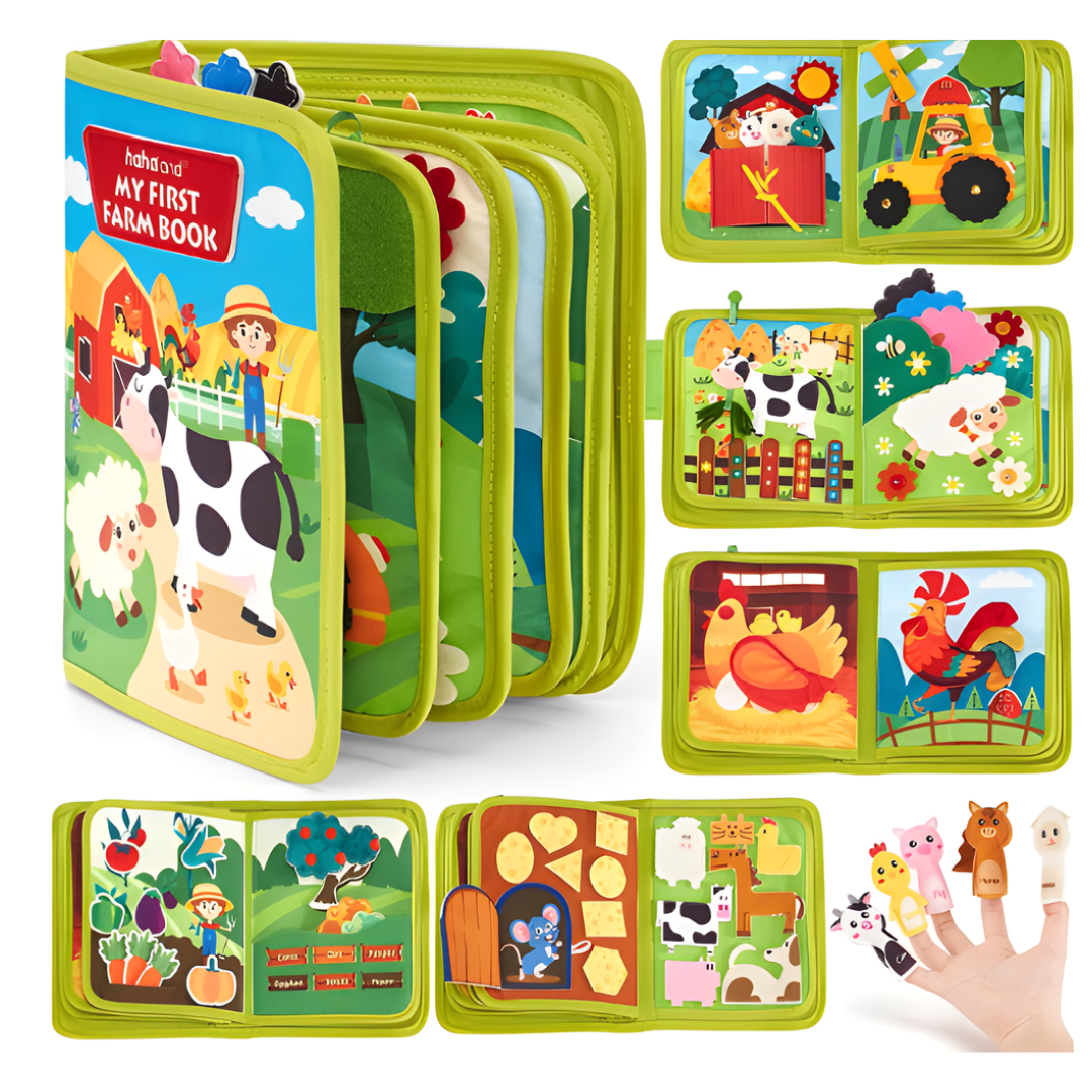 Kletshuts™ SensoryBook: Fantastisk Sensorisk Barns Fortelling Bok