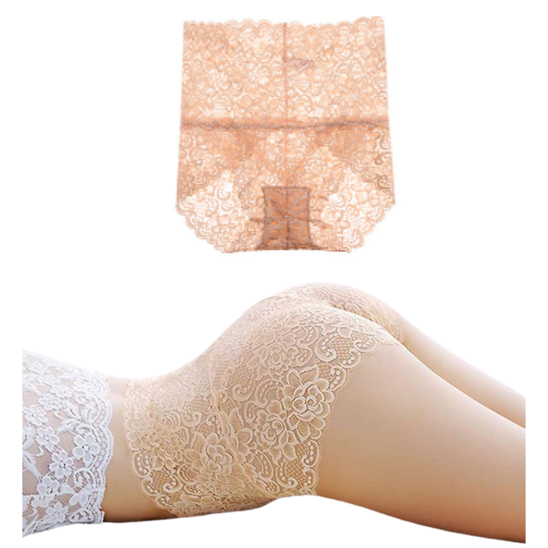 Icone™ LacePanties 1+1 GRATIS: Åndbar Høy Midje Sømløs Blonder Truser