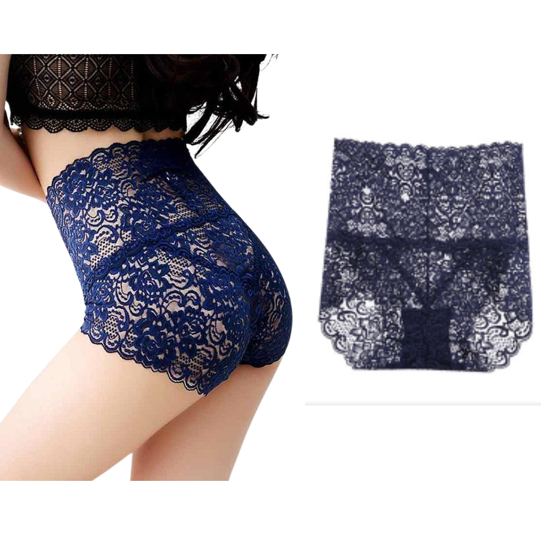 Icone™ LacePanties 1+1 GRATIS: Åndbar Høy Midje Sømløs Blonder Truser