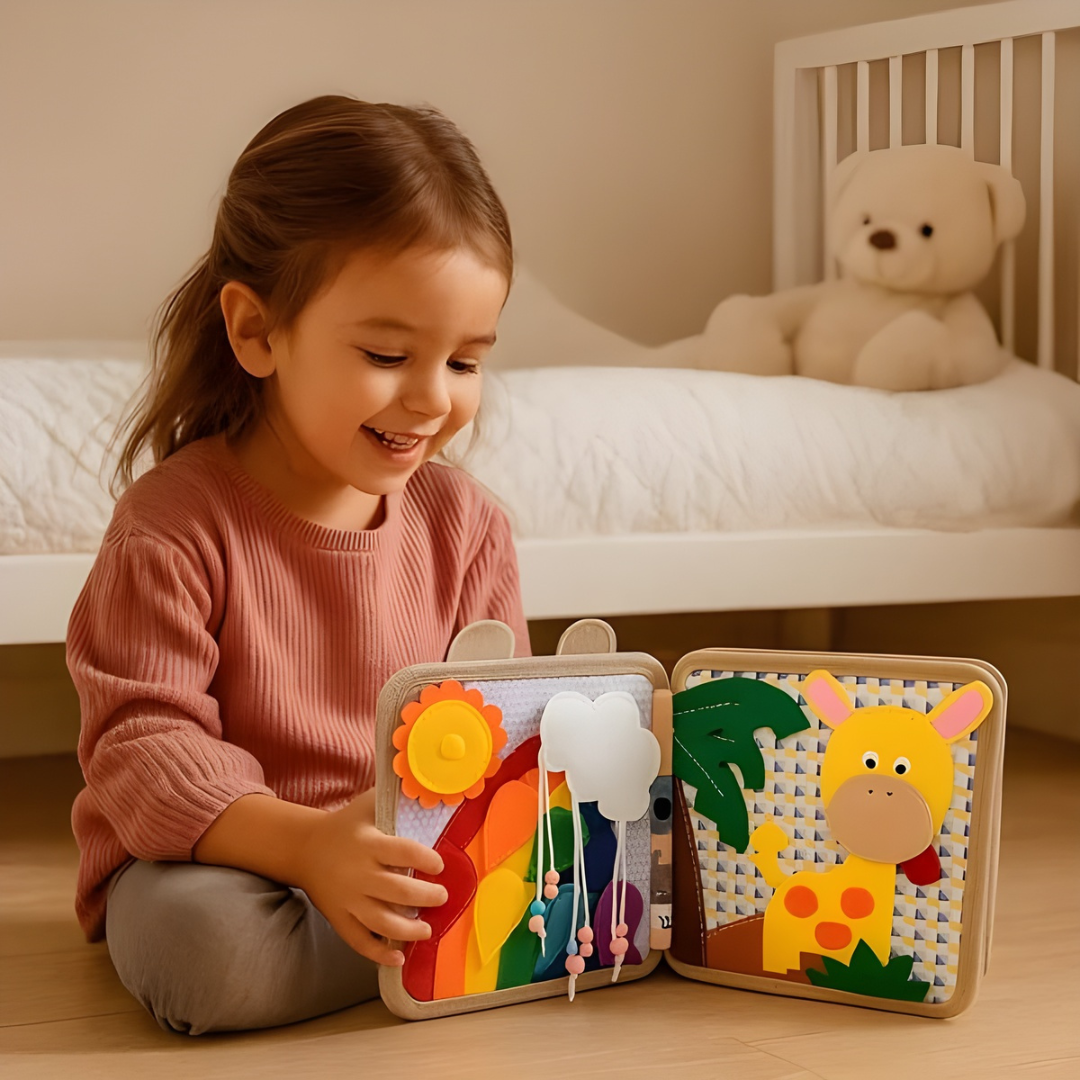 Kletshuts™ SensoryBook: Fantastisk Sensorisk Barns Fortelling Bok