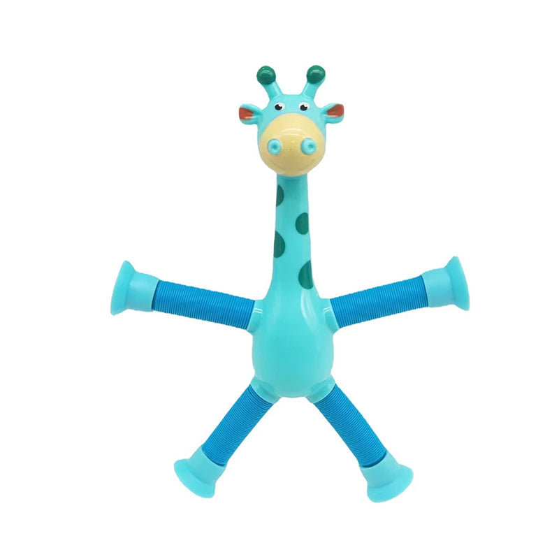 Kletshuts™ StretchyGiraffe: Teleskopisk Stretchy Giraff Leketøy Med Sugekopp