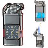 WatchLighter: Vintage Inspirert Multifunksjonell Dobbel Flamme Klokke Lighter