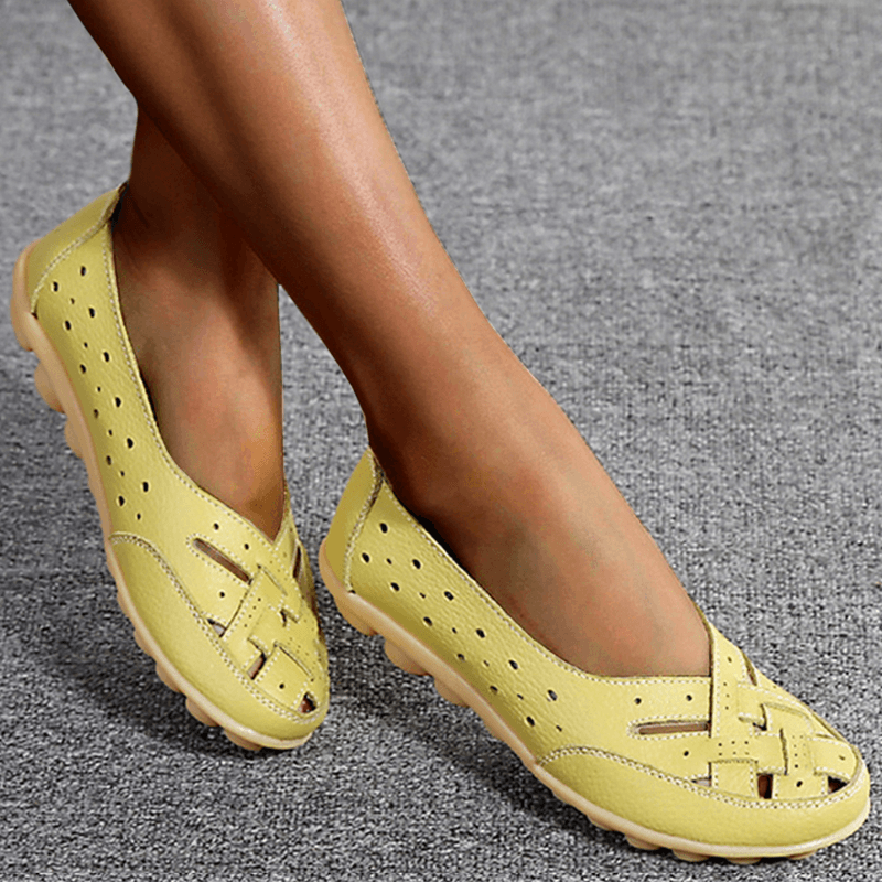 Happy™ SoftShoes: Fleksible, Myke Polstrede Flate Sko For Kvinner