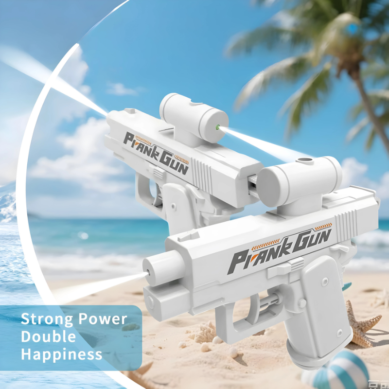 Kletshuts™ DualGun 1+1 GRATIS: Dobbel Dyse Prank Vannpistol