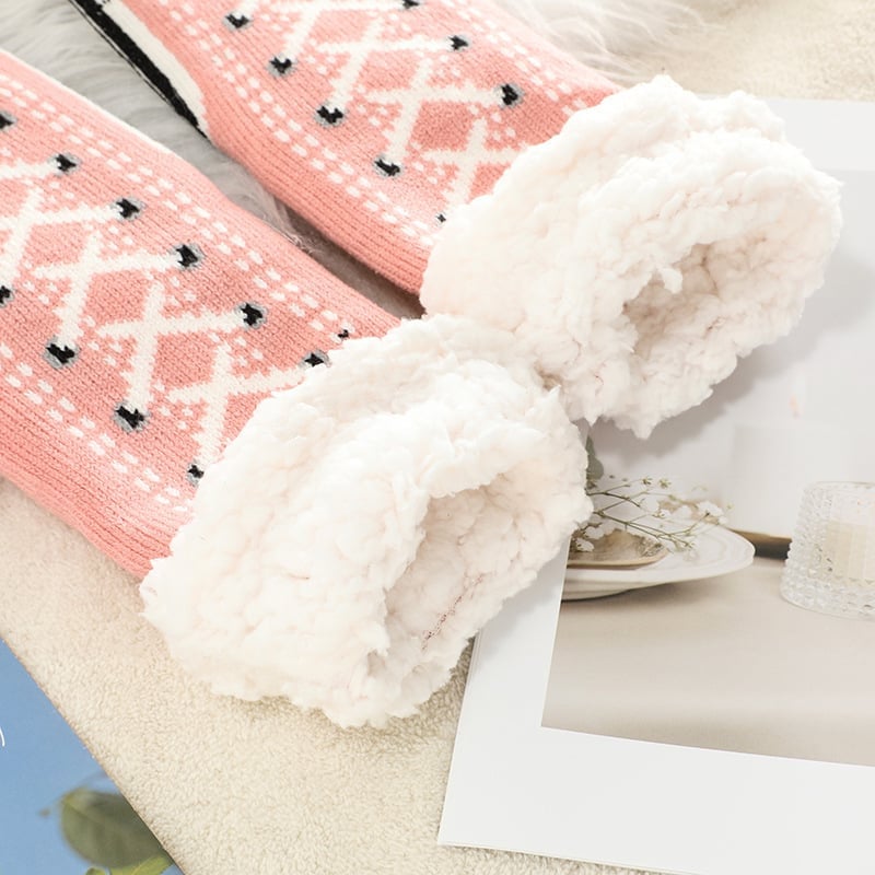 Happy™ HomeSocks: Fluffy Tykk Vinter Hjem Sokker