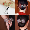 Rose® HairTie 1+1 GRATIS: Stilig Hårbånd Elegant Vintage Krystallhestehale Vri Holder