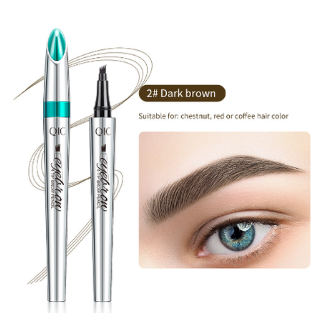 EyebrowPen 1+1 GRATIS: 3D Vanntett Microblading Øyenbrynspenn