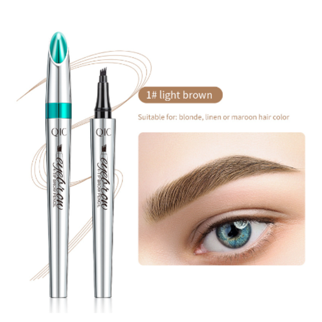 EyebrowPen 1+1 GRATIS: 3D Vanntett Microblading Øyenbrynspenn