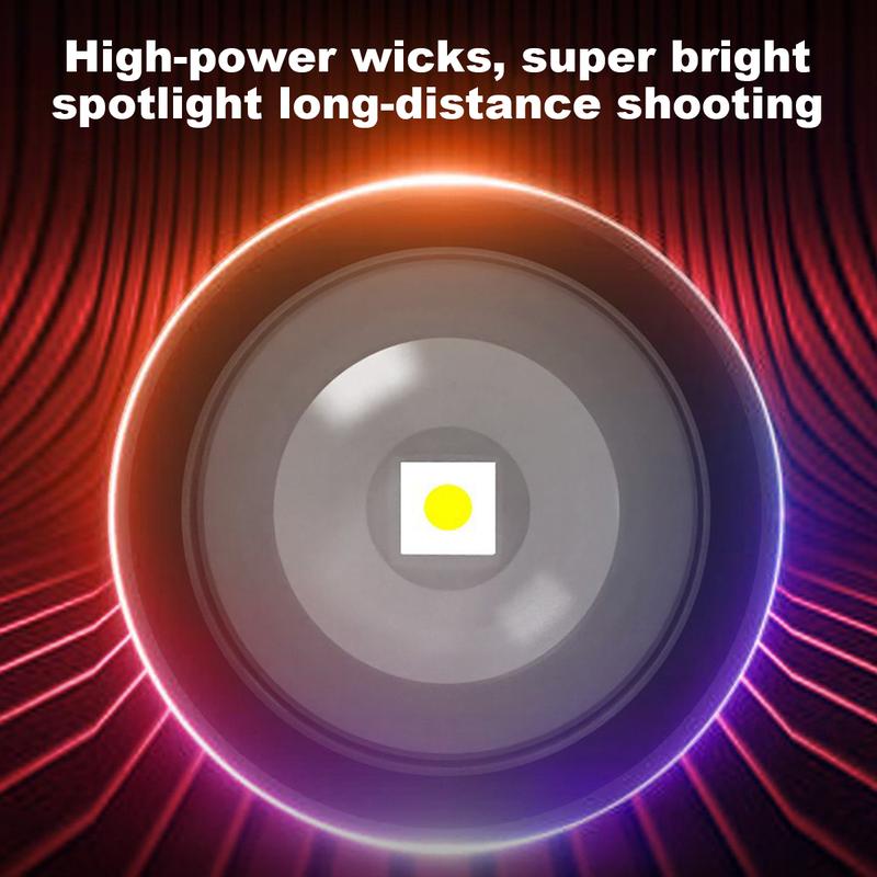 Ledsen™ AdjustableFlashlight: Ultrasterk Oppladbar Lommelykt Med Justerbar Stråle