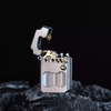 PowerLighter - Kraftig, Moderne Design, Vindtett Metalllighter