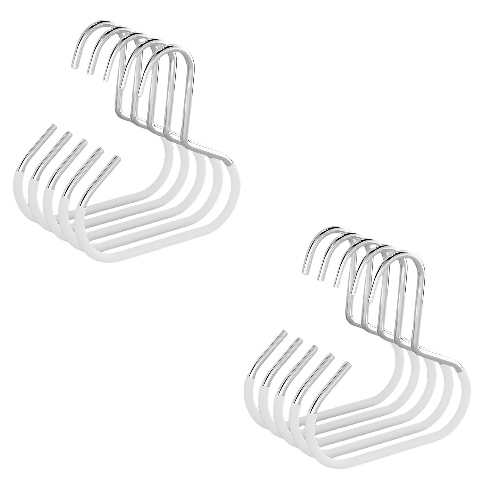 GlideHold® ClosetRing 10+10 GRATIS: Åpen Ring Plassbesparer Skaphenger