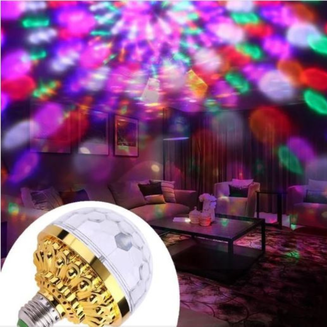 Ledsen™ DiscoBall 1+1 GRATIS:  Fargerik Roterende LED-Diskolys Ball