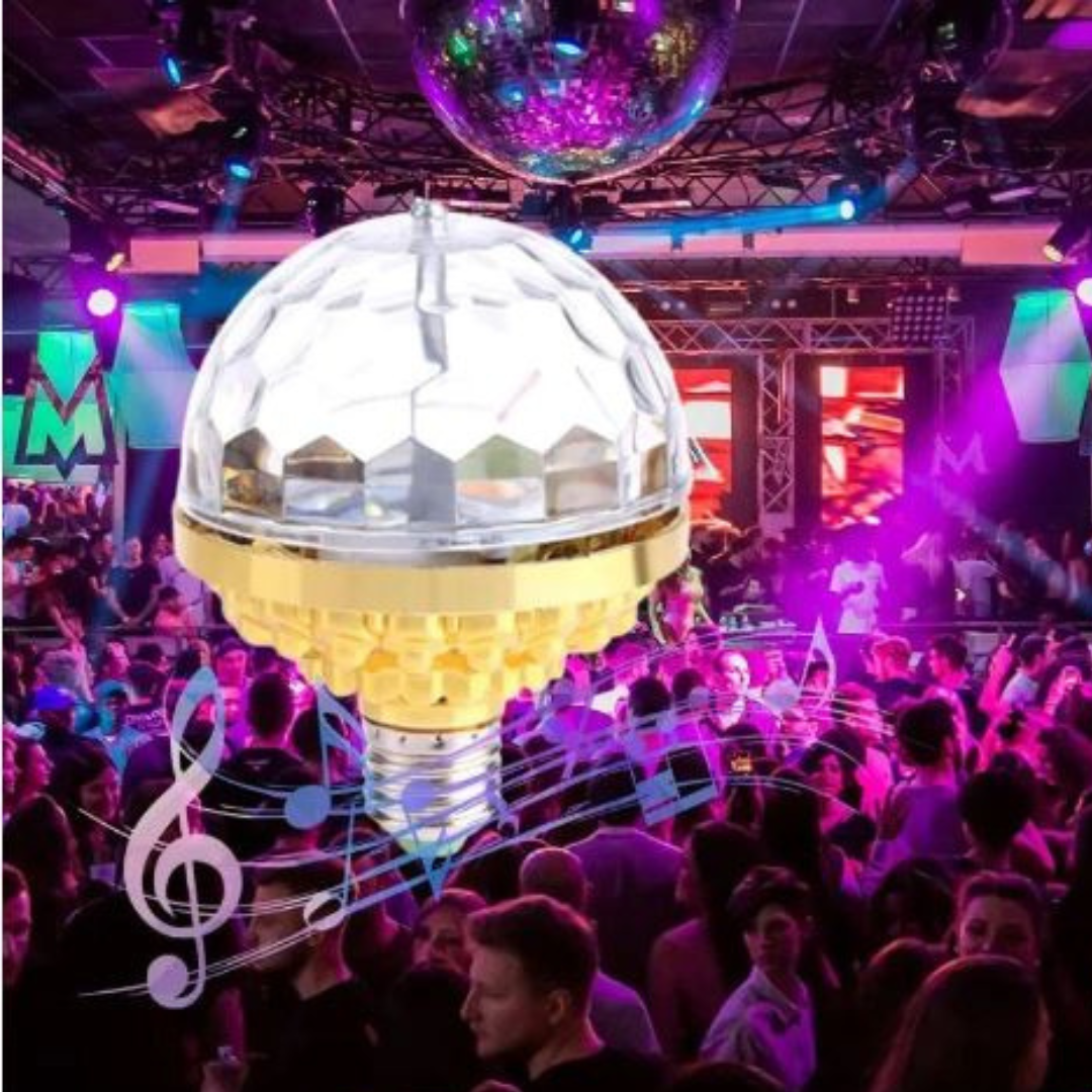 Ledsen™ DiscoBall 1+1 GRATIS:  Fargerik Roterende LED-Diskolys Ball