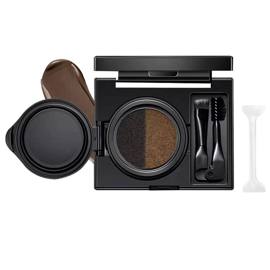 EyeStamp 1+1 GRATIS - Dobbeltfarget Eyeliner Og Øyenbryn Krem Stempel Sett