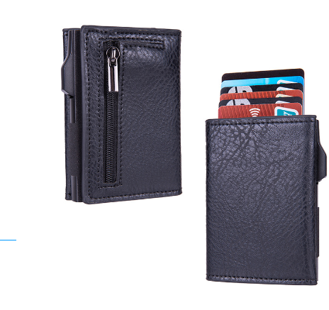 Icone™ CardHolder: Automatisk Slank Pop-up Kort Holder Og Lommebok