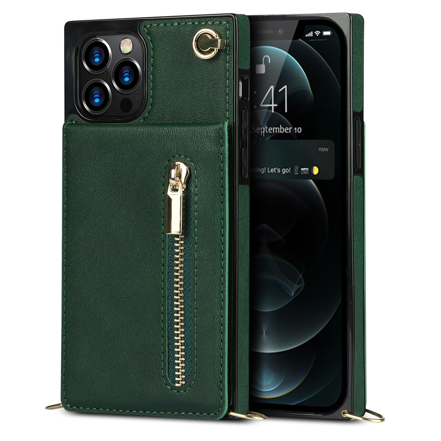 Icone™ PhoneWallet: Crossbody Telefon Etui Lommebok Og Kortholder