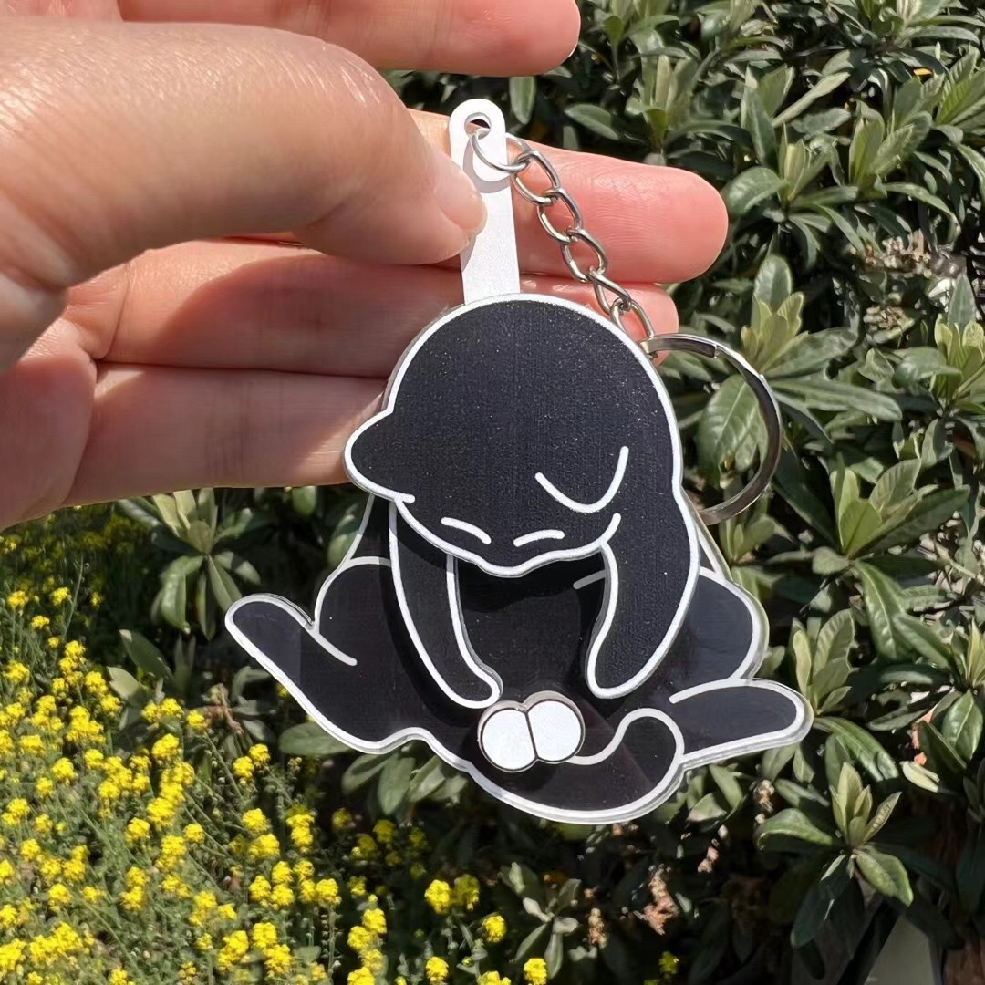 CatKeychain 1+1 GRATIS: Morsom Leken Unik Katt Nøkkelring Tilbehør
