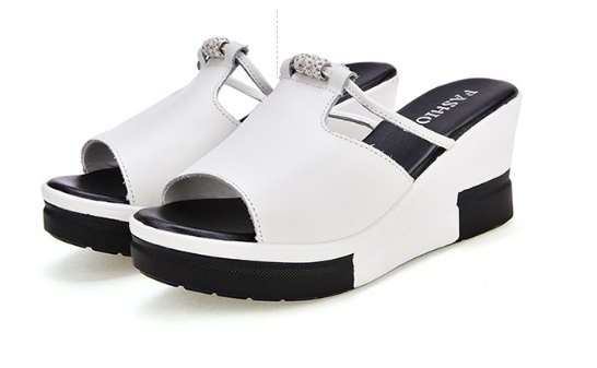 Happy™ WedgeSandals: Komfortabel Høy Kile Sandaler