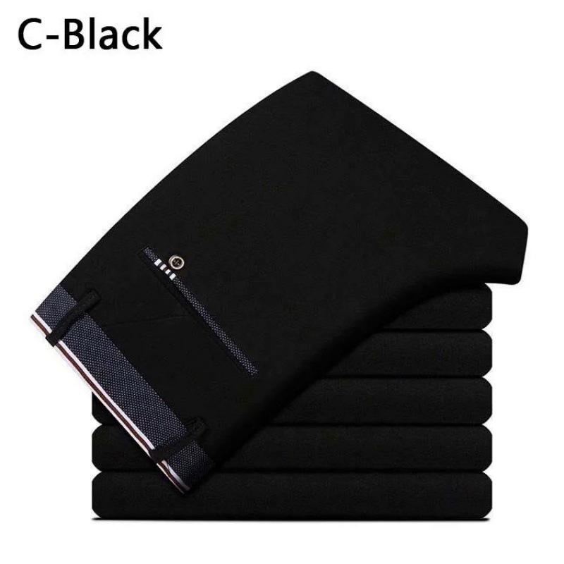 Icone™ ElasticPants: Herre Klassisk Komfortabel Elastisk Bukse