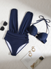 Icone™ HalterSwimsuit: V-hals Halter Stropper Midjeformende Badedrakt