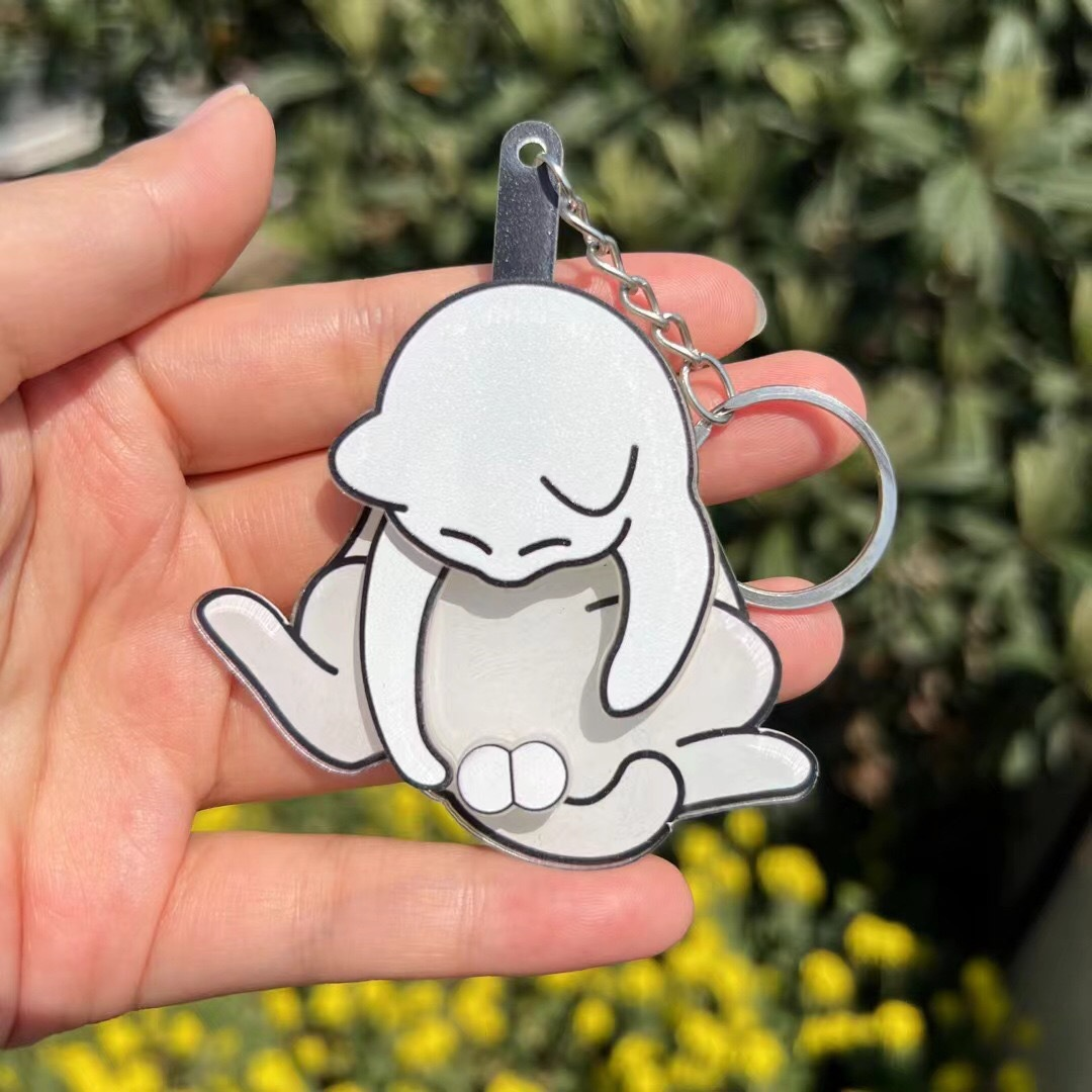 CatKeychain 1+1 GRATIS: Morsom Leken Unik Katt Nøkkelring Tilbehør