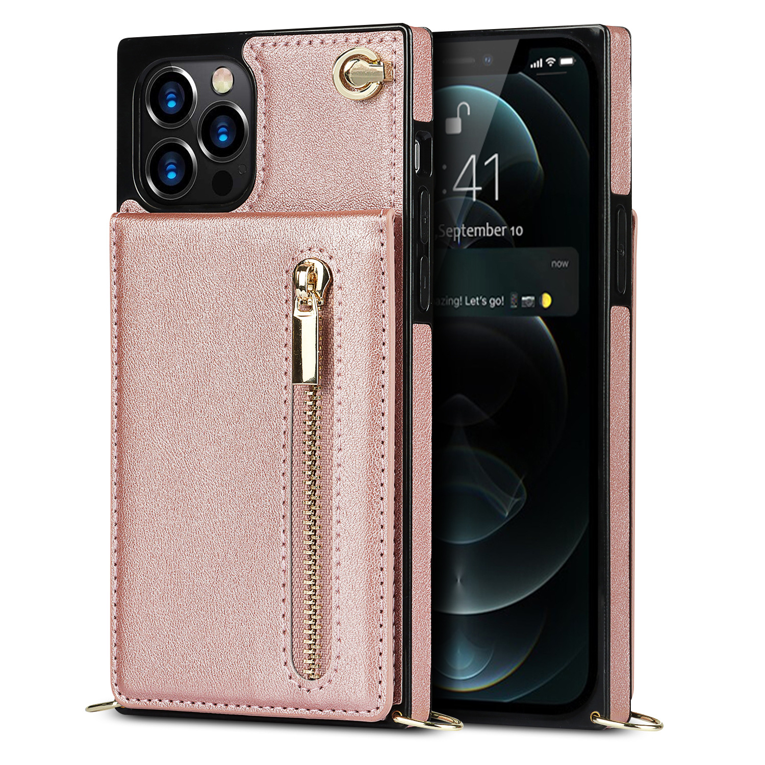 Icone™ PhoneWallet: Crossbody Telefon Etui Lommebok Og Kortholder