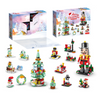 ChristmasBlocks: Jule Advents Kalender Bygge Klosser Sett