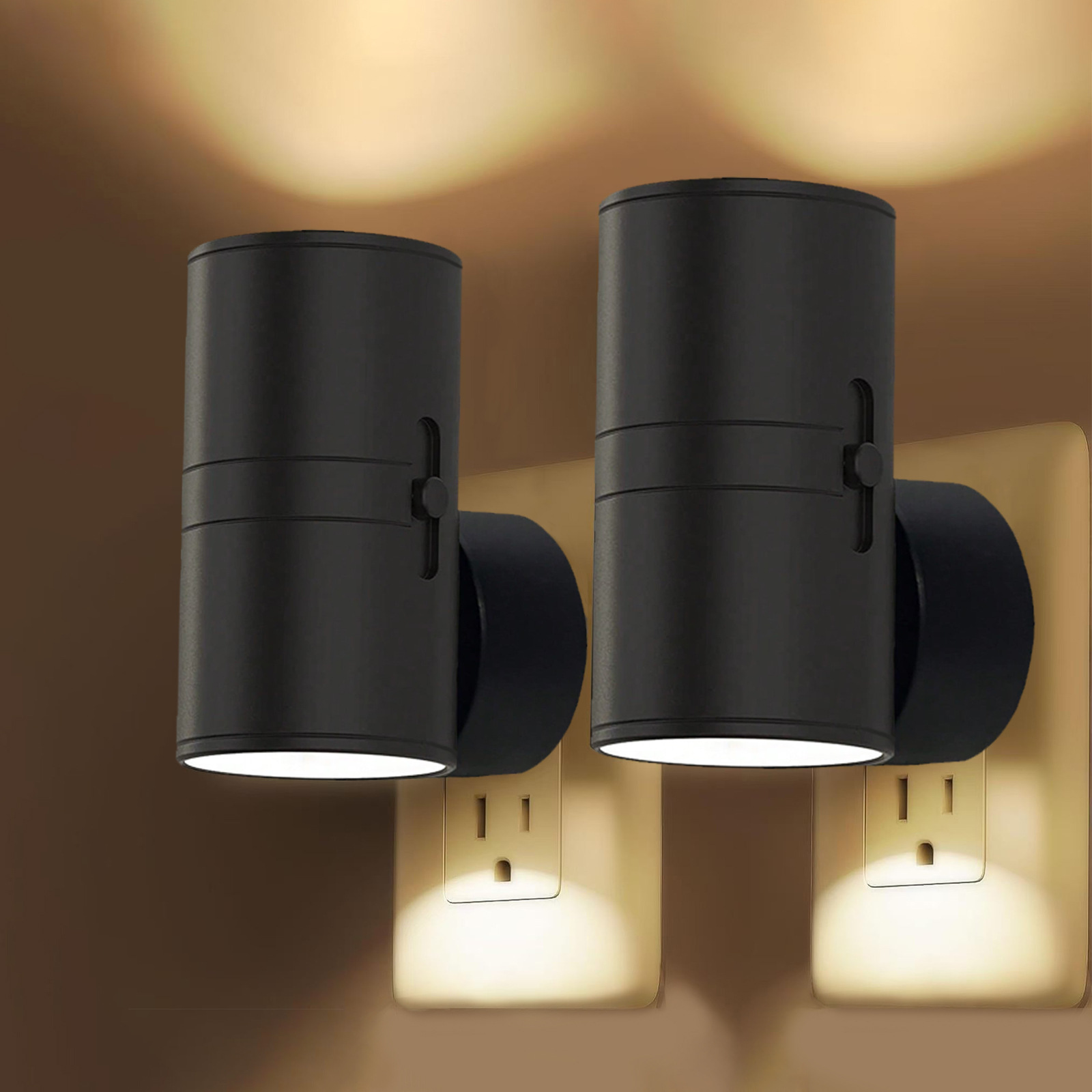 Ledsen™ NightLight: Moderne Bærbar Dimmbar Plug-In Natt Lys