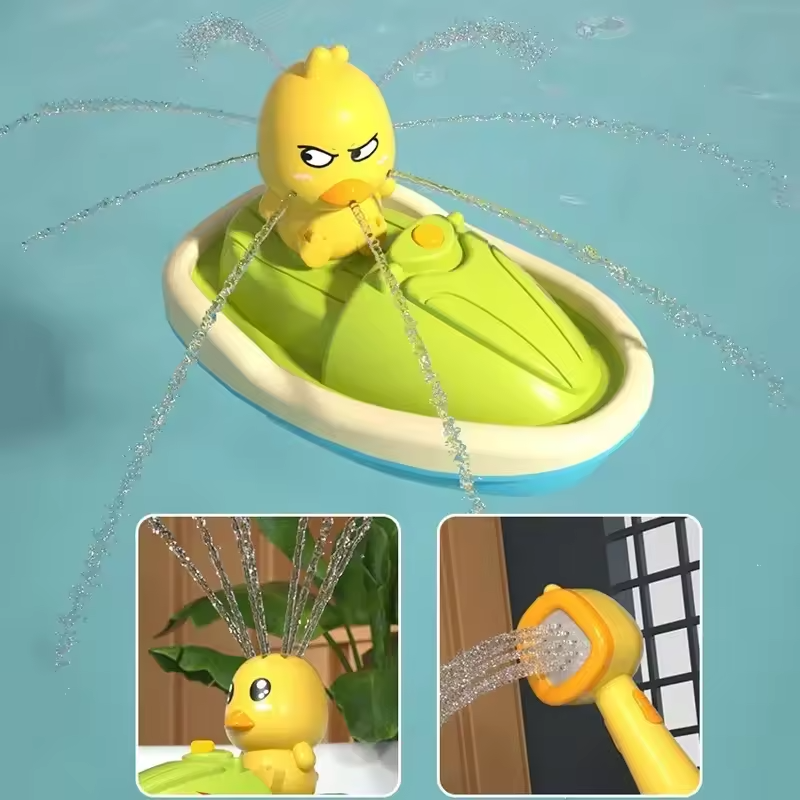 Kletshuts™ ShowerDuck: Søt Interaktiv Elektrisk And Dusj Leketøy Sett