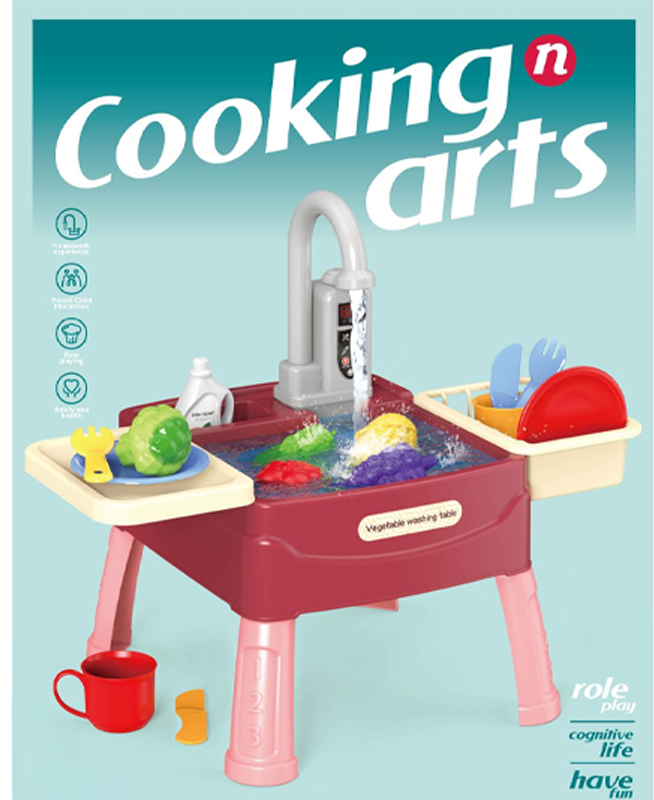 Kletshuts™ KitchenToy: Interaktiv Barn Kjøkken Lek Leketøy Sett