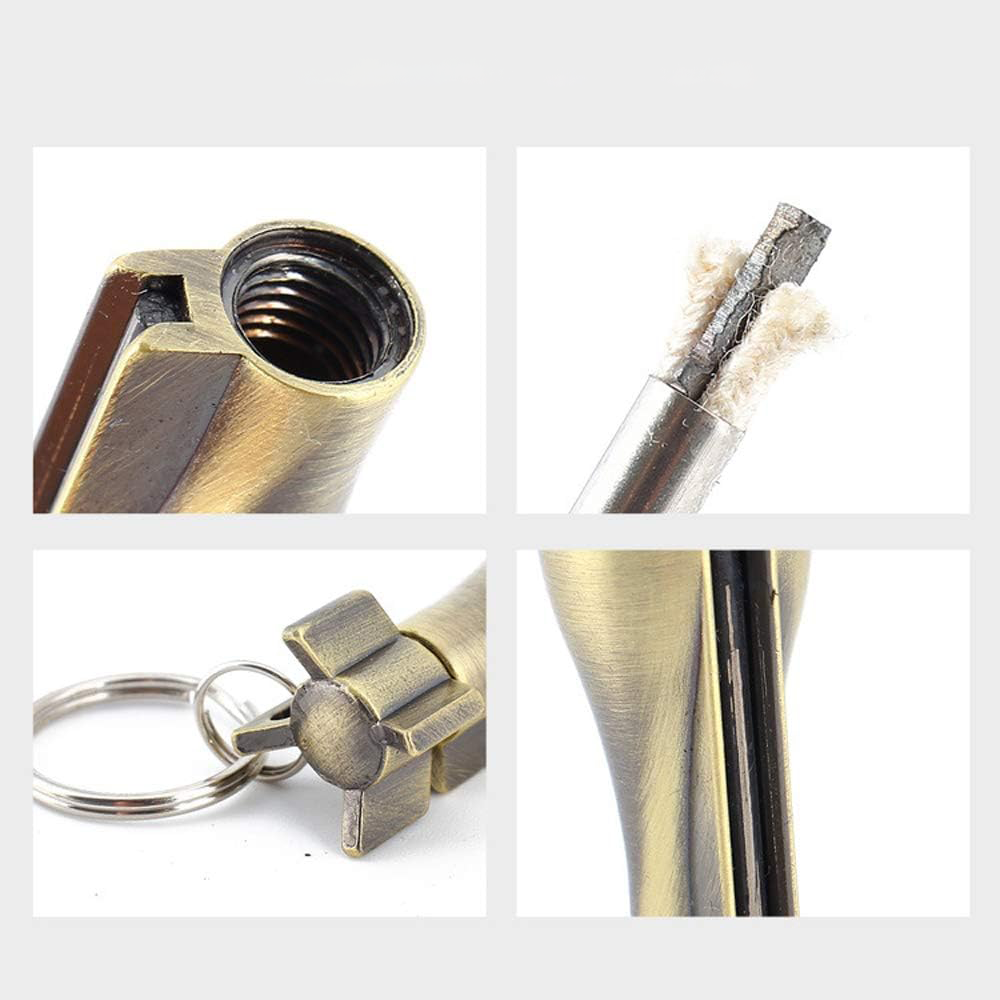 LighterKeychain 1+1 GRATIS: Premium Kvalitet Lighter Nøkkelring Fire Starter