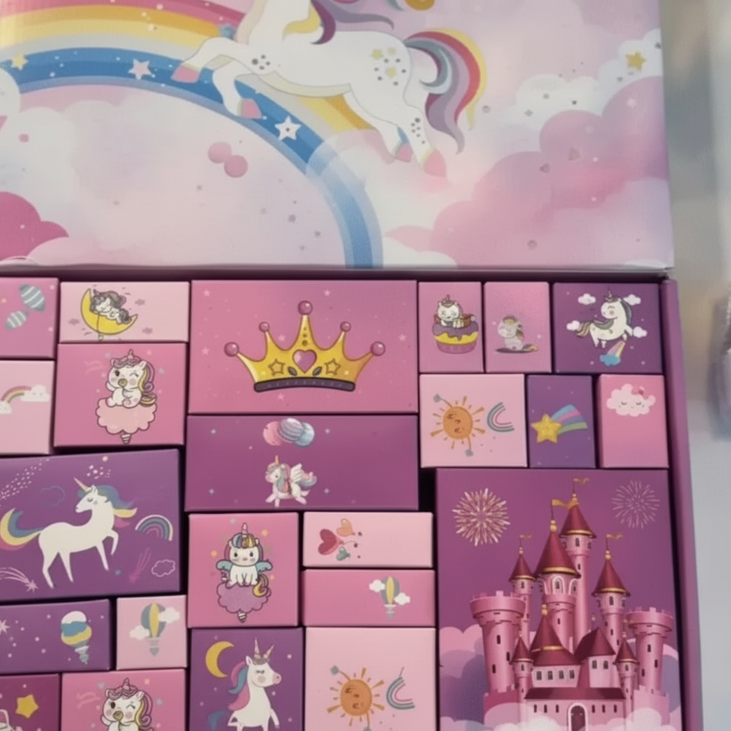Kletshuts™ UnicornAdvent - Moro Kreativt Julen Enhjørning Advent Kalender